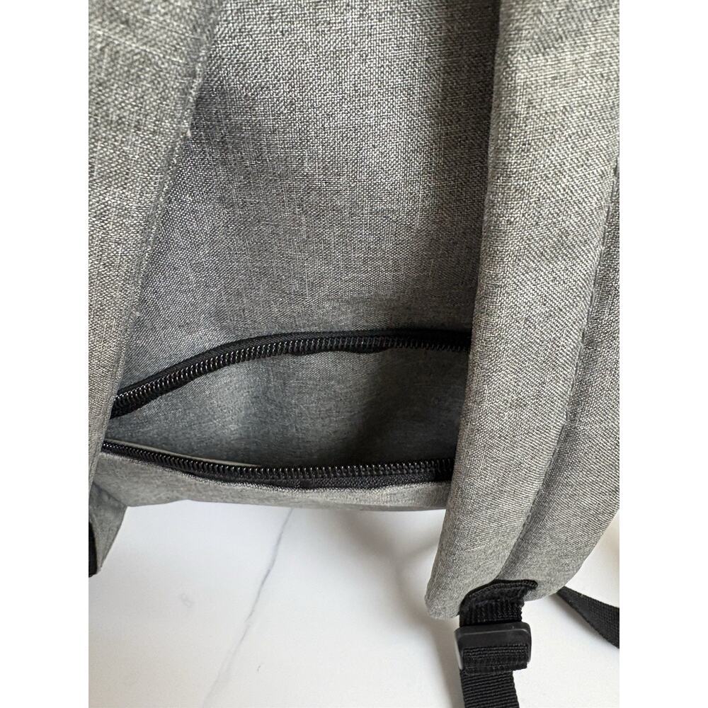 G+M Gray Backpack Tote Bag 15x15x6 Multi-Pocket Dance Travel Diaper Bag - Picture 7 of 10